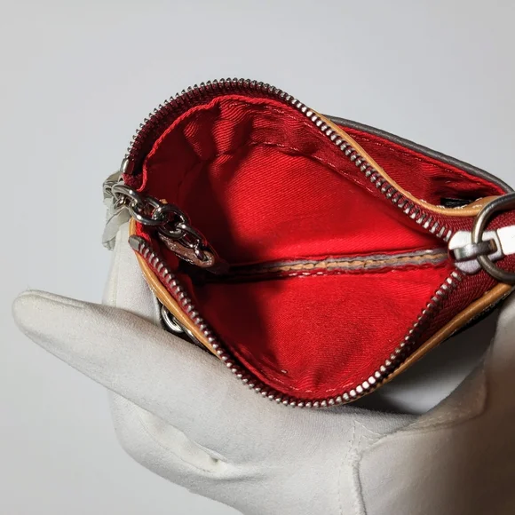 NWOT Dooney & Bourke Pebble Grain Card Case in Elephant - Picture 11 of 13